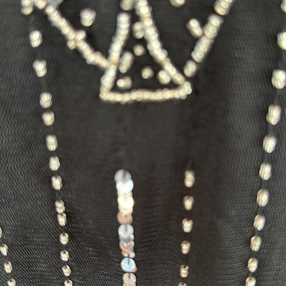 Pisarro Nights
Pisarro Nights Cold Shoulder Short Sleeve Gown Black/silver Sz 4 - Picture 13 of 13